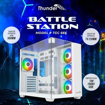 BATTLE STATION WHTIE CASE