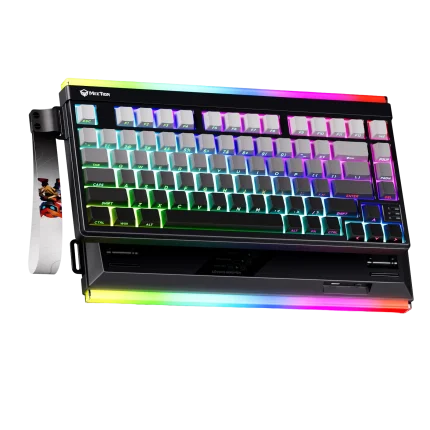 Meetion Vibekey B75 Compact 75% Wireless Membrane Gaming Keyboard – Black